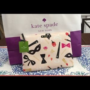 kate spade Gia Hop To It Stealscene makeup bag